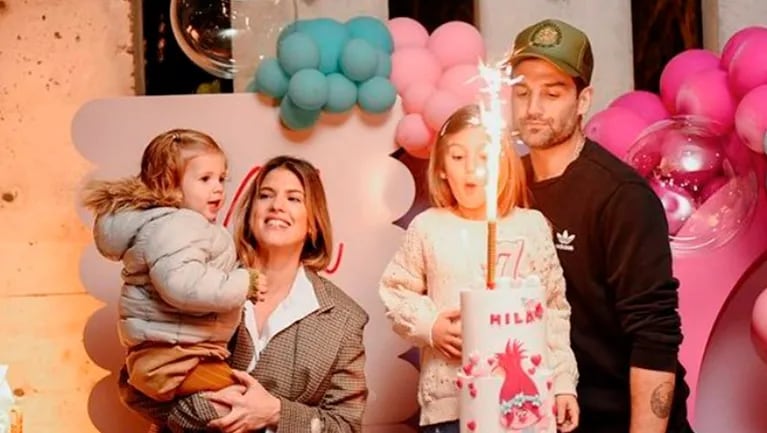 Mery del Cerro y Meme Bouquet celebraron los 7 años de su hija Mila.