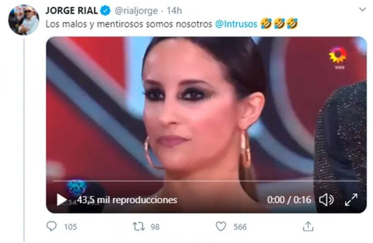 Explosivo cruce de Jorge Rial con Lourdes Sánchez en Twitter: "Voy a esperar a que estaciones el pony y pidas perdón"