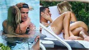 Cristiano Ronaldo fue sorprendido con su nueva novia. Foto: Grosby Group