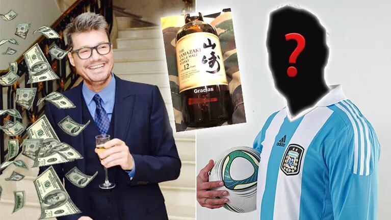 Marcelo Tinelli y el costosísimo whisky japonés que le regaló un crack de la Selección: ¡mirá cuánto cuesta la botella!