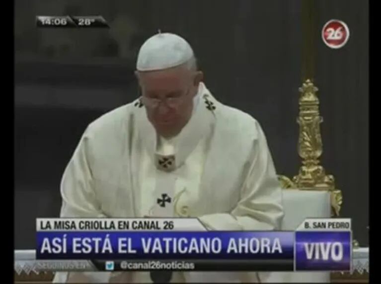 ¡Argentinísima! La emocionante Misa Criolla de Patricia Sosa en El Vaticano frente al papa Francisco