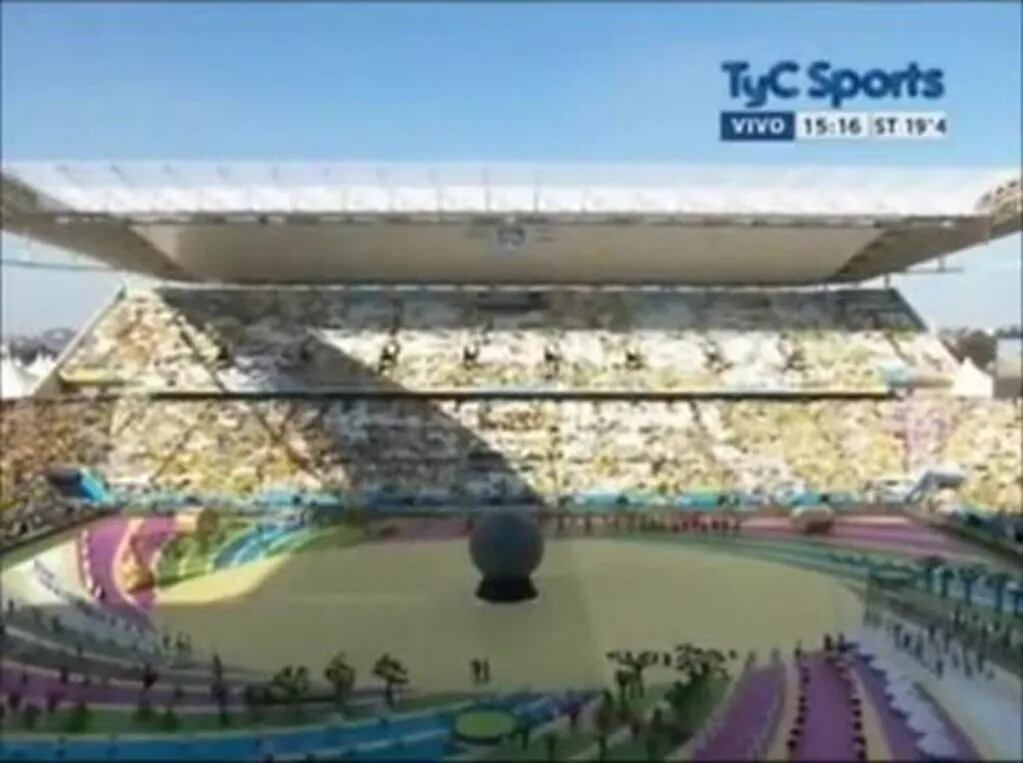 Así fue la inauguración del Mundial Brasil 2014: mirá un fragmento