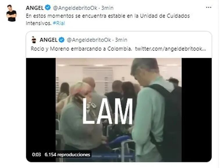El video de More y Rocío yendo a ver a Jorge Rial, internado en Colombia: "Este episodio es más grave"