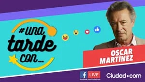 Oscar Martínez en #UnaTardeCon por Facebook Live. 