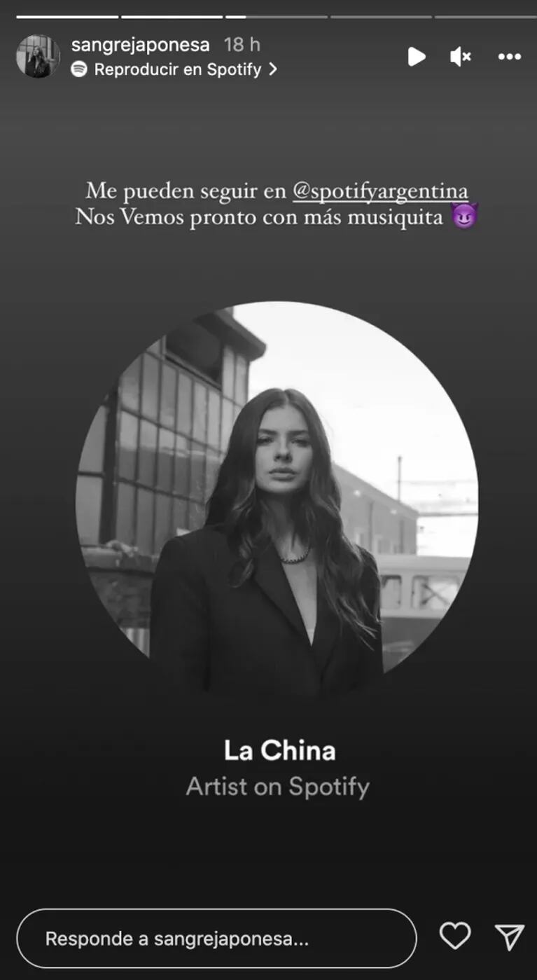 China Suárez sorprendió con un importante anuncio sobre su carrera musical