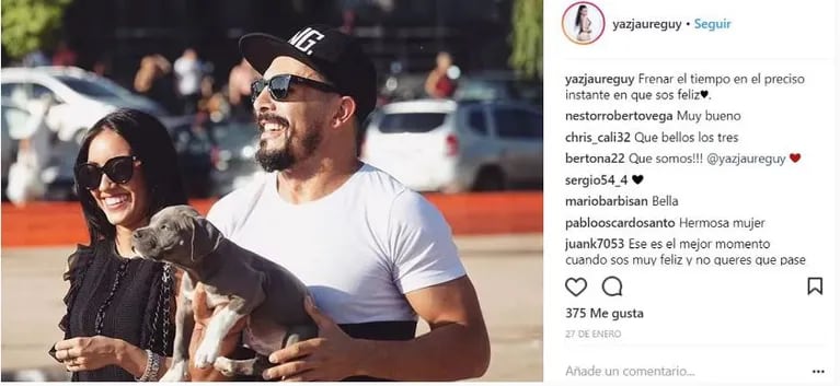 Quién es Yaz Jaureguy, la nueva novia del Colo Barco de Boca