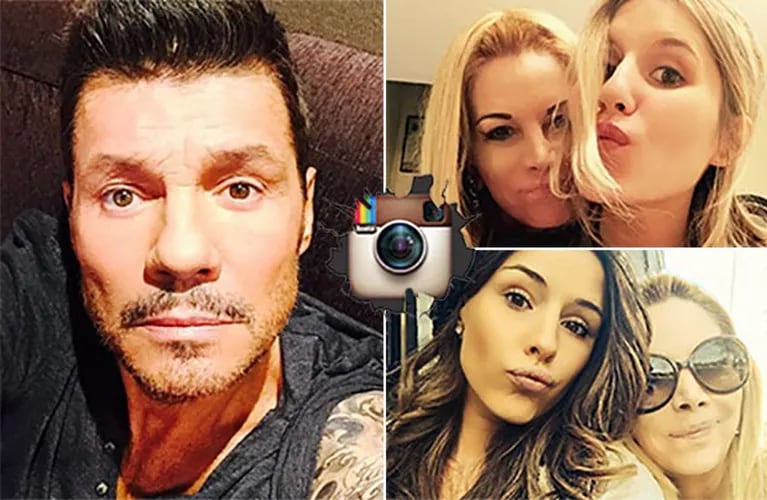 Marcelo Tinelli compartió fotos de Soledad Aquino con sus hijas en Instagram.