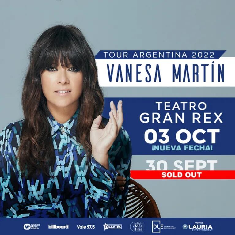 Vanesa Martín anunció su nueva y última función en Buenos Aires: fecha, lugar y entradas
