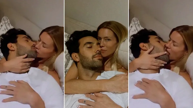 Nicole Neumann y Manu Urcera se filmaron besándose y compartieron el apasionado video