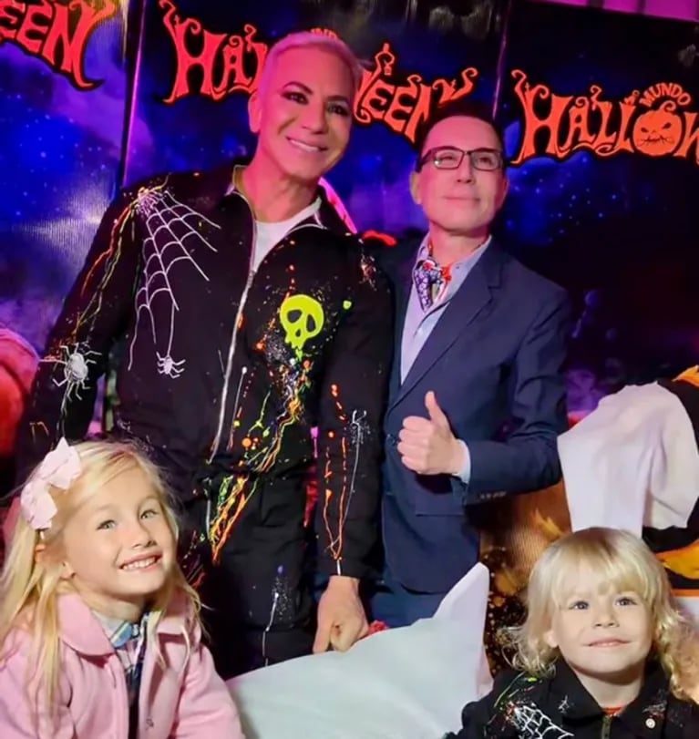 Los famosos y sus familias acompañaron a Flavio Mendoza en el debut de Mundo Halloween