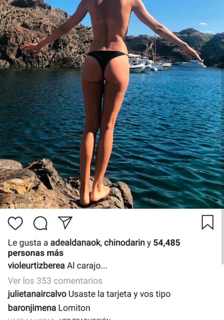 La foto súper sexy de Violeta Urtizberea en su vacaciones en Cabo de Creus: "Al carajo"