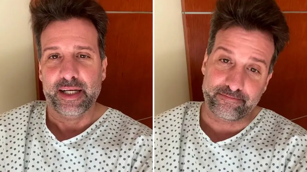 José María Listorti comunicó en un video que está internado con covid y neumonía
