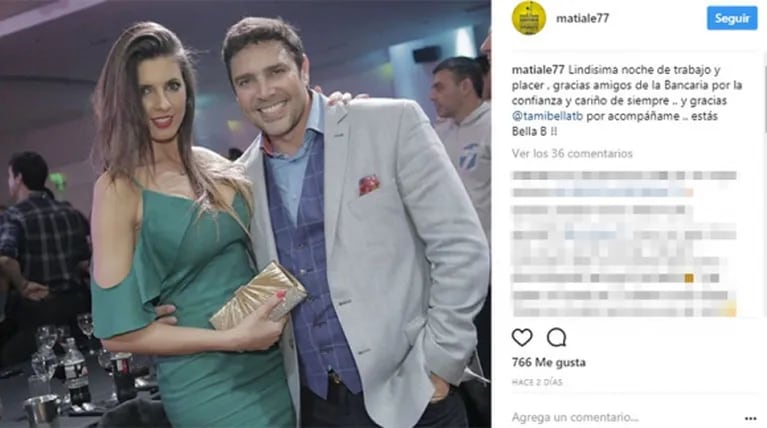 Matías Alé y Tamara Bella, enamorados: primera salida oficial y mensajes súper románticos