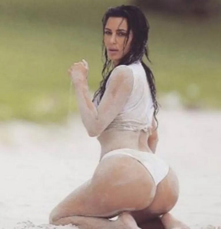 Jimena Barón imitó la sensual pose de Kim Kardashian en su camarín: ¡mirá la foto! 