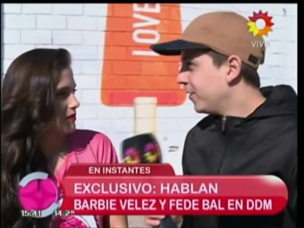 Barbie Vélez le contestó a Federico Bal