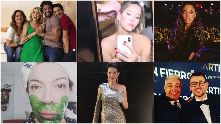 Los famosos dejaron espiar la intimidad de los Martín Fierro 2019 desde Instagram: glamour ¡y pura diversión!
