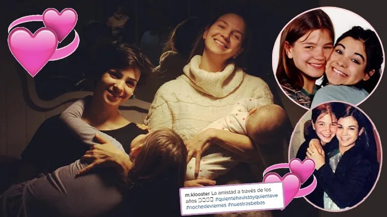 Marcela Kloosterboer y Agustina Cherri tras 18 años de amistad (Foto: Instagram y web)