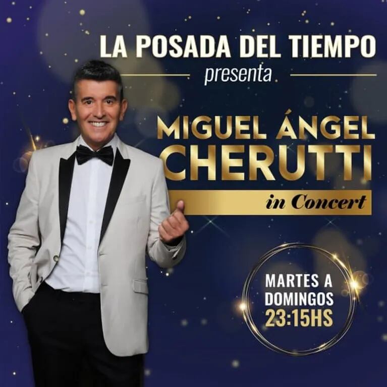 Miguel Angel Cherutti en San Luis en la temporada de verano: fechas, lugar y entradas